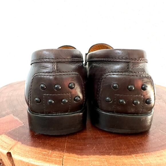 Tod's Leather Loafers, Dark Brown, Size 36, Very Good Vintage Condition - Picture 5 of 11